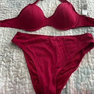 Red Bikini Set